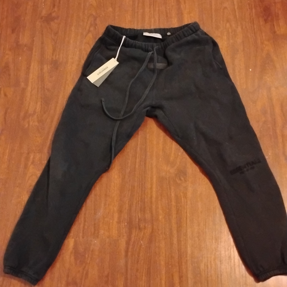Essentials "FEAR OF GOD" Black Jogger Pants